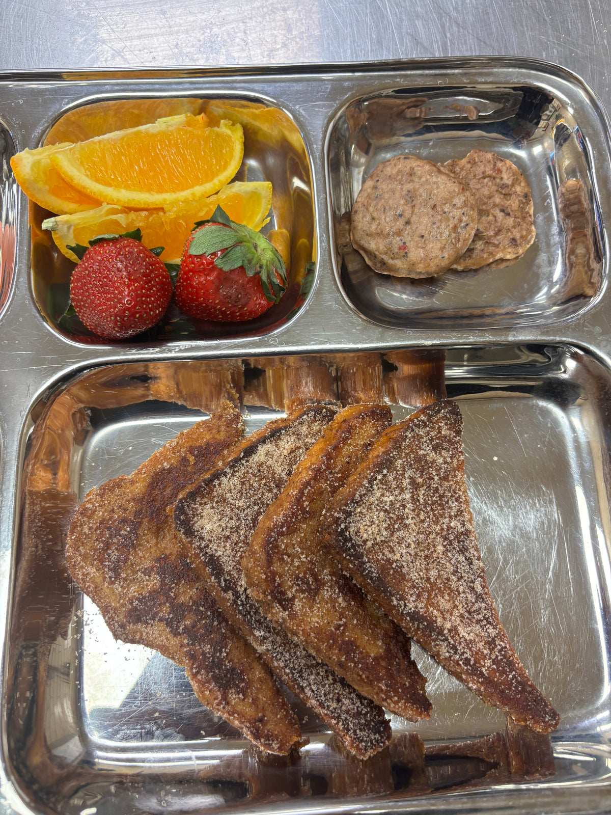 FRIDAY October 23rd Waffles or French Toast, Breakfast Potatoes, Fruit, Sausage