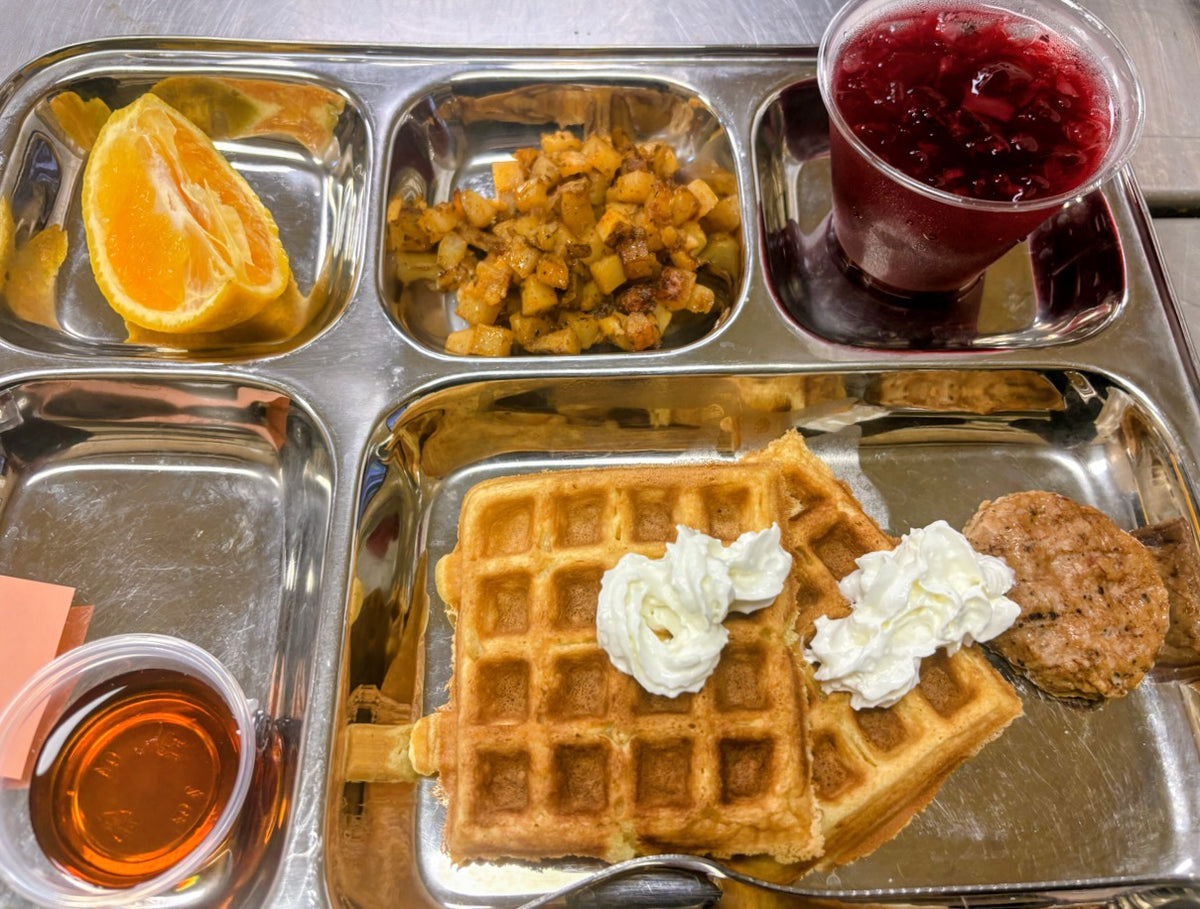 FRIDAY October 23rd Waffles or French Toast, Breakfast Potatoes, Fruit, Sausage